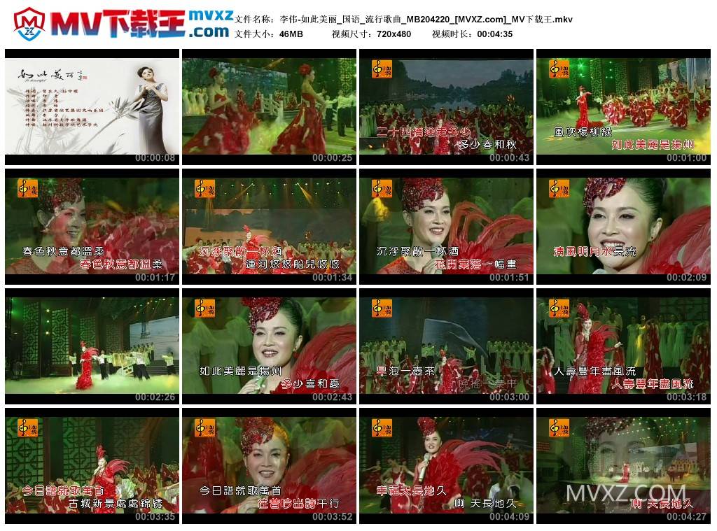 李伟-如此美丽_国语_流行歌曲_MB204220